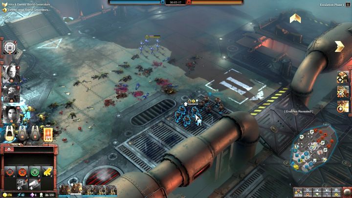 The troops in the stealth cover are invisible to the enemy. - Cover system and hiding units - Gameplay - Warhammer 40,000: Dawn of War III Game Guide