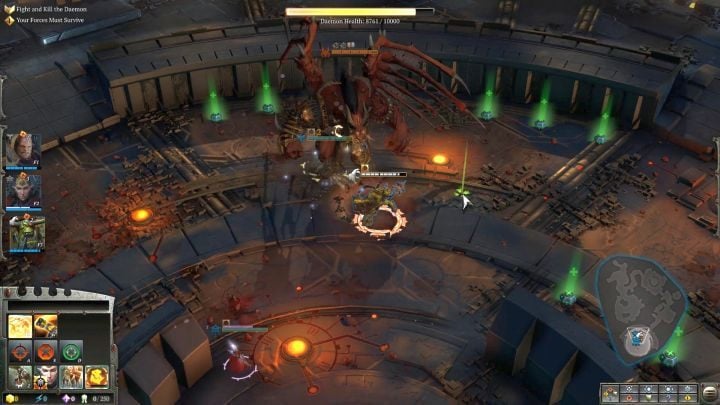 After a while Demon will appear - that is your main goal. - Mission 17 - The Wayfarers - Dawn of War 3 Walkthrough - Campaign Walkthrough - Warhammer 40,000: Dawn of War III Game Guide