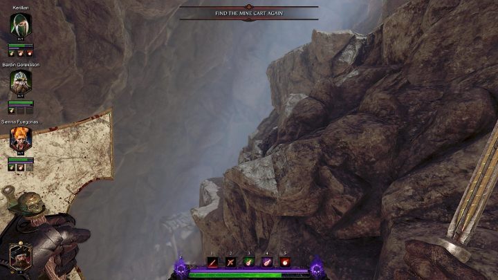 You reach the place presented in the picture above - jump on the rocks - Grimoires in Act I | Warhammer Vermintide 2 - Grimoires - Warhammer Vermintide 2 Game Guide