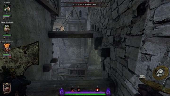 Use the bricks that stick out - Grimoires in Act II | Warhammer Vermintide 2 - Grimoires - Warhammer Vermintide 2 Game Guide