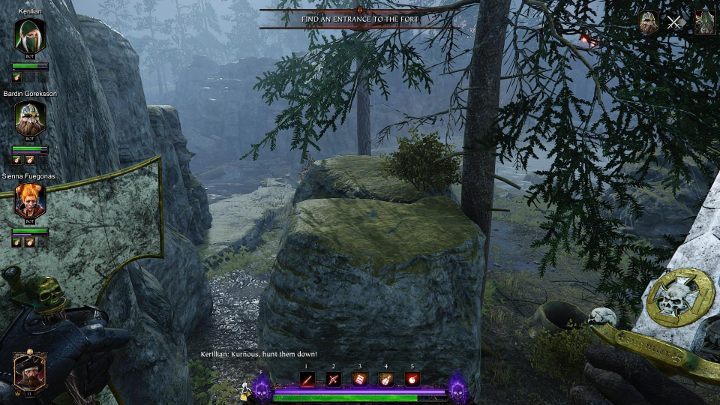 Keep following the rocks until you reach the stone ledge presented in the picture above - jump on it - Grimoires in Act II | Warhammer Vermintide 2 - Grimoires - Warhammer Vermintide 2 Game Guide