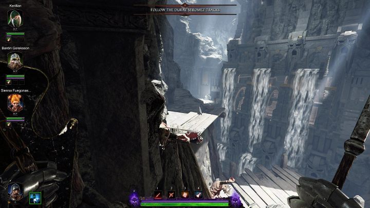 Here, you must jump on another wooden platform - Grimoires in Act II | Warhammer Vermintide 2 - Grimoires - Warhammer Vermintide 2 Game Guide