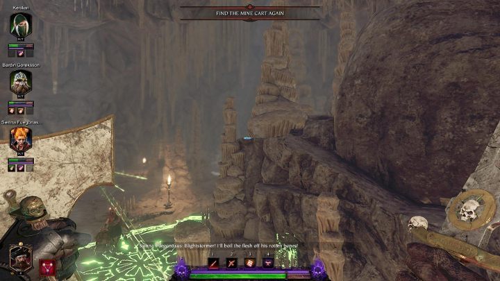 The third tome is on the adjacent rock - simply jump on it - Tomes in Act I | Warhammer Vermintide 2 - Tomes - Warhammer Vermintide 2 Game Guide