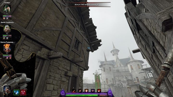 The second grimace is located in the Cheese Traders Guild on the building visible in the picture (the grimoire was marked in blue) - Grimoires in Act III | Warhammer Vermintide 2 - Grimoires - Warhammer Vermintide 2 Game Guide