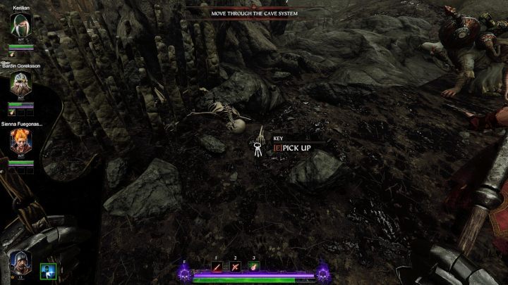 On the way you will find the skeleton, and next to it there will be the key - take it (without the key there is no possibility to gain the grimoire) - Grimoires in Act III | Warhammer Vermintide 2 - Grimoires - Warhammer Vermintide 2 Game Guide