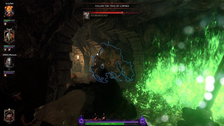 A Stormfiend shoots from a cannon that allows this monster to use AoE attacks - List of standard enemies in Warhammer Vermintide 2 - Basics - Warhammer Vermintide 2 Game Guide