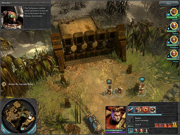 Get through the gate and continue over the bridge - Main storyline - Remains of the Dark Age - Main storyline - Warhammer 40,000: Dawn of War II - Game Guide and Walkthrough