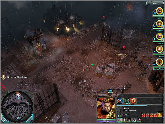 While you capture the buildings more Orcs will appear - Main storyline - Secrets of Angel Forge - Main storyline - Warhammer 40,000: Dawn of War II - Game Guide and Walkthrough