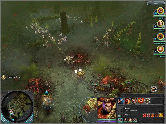 Poisoning will take some time, and when Tarkus informs you that hes done, head north - Main storyline - The Last Stand - Main storyline - Warhammer 40,000: Dawn of War II - Game Guide and Walkthrough