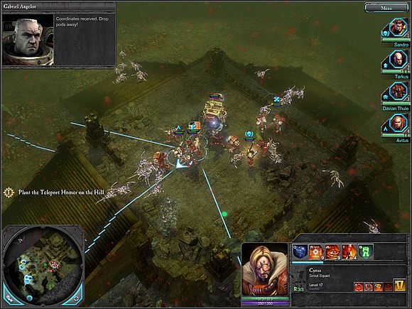 With all your men at your disposal fighting the Hive Tyrant should be quite easy - Main storyline - The Last Stand - Main storyline - Warhammer 40,000: Dawn of War II - Game Guide and Walkthrough