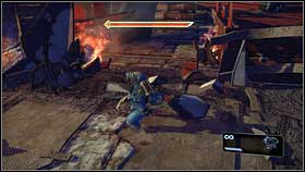 When minor orcs died, therell appear bigger ones [1] - 1 - Landing on the planet - Walkthrough - Warhammer 40,000: Space Marine - Game Guide and Walkthrough