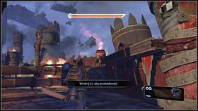 Moving straight, youll be shot from the right by orc[1] - 1 - Landing on the planet - Walkthrough - Warhammer 40,000: Space Marine - Game Guide and Walkthrough