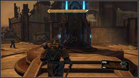 After short cut-scene run straight, until you find your lost companion [1] - 2 - Against all - p. 1 - Walkthrough - Warhammer 40,000: Space Marine - Game Guide and Walkthrough