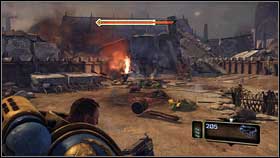 Few steps further stands chest with grenades [1] - 2 - Against all - p. 1 - Walkthrough - Warhammer 40,000: Space Marine - Game Guide and Walkthrough