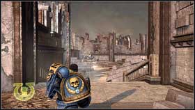 After short film, turn left - 2 - Against all - p. 2 - Walkthrough - Warhammer 40,000: Space Marine - Game Guide and Walkthrough
