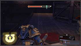 Get rid of them as fast as possible because a while later several suiciders start charging on you - 4 - Graias Titans - Walkthrough - Warhammer 40,000: Space Marine - Game Guide and Walkthrough