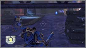 Inside it run over iron pavement [1] - 5 - Inquisitor - Walkthrough - Warhammer 40,000: Space Marine - Game Guide and Walkthrough