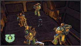 Daze them using new gun and finish with axe [1] - 6 - Lair of Giants - Walkthrough - Warhammer 40,000: Space Marine - Game Guide and Walkthrough