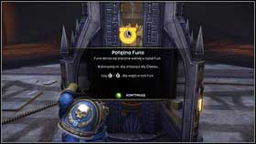 After getting into the place, open yellow container [1] - 7 - Heart of Darkness - Walkthrough - Warhammer 40,000: Space Marine - Game Guide and Walkthrough