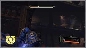 A moment later, elite orcs unites begin to appear on the stairs [1] - 8 - Whispers of The Dead - p. 1 - Walkthrough - Warhammer 40,000: Space Marine - Game Guide and Walkthrough