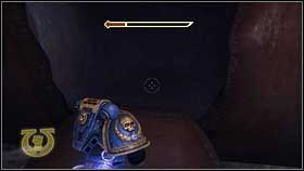 Narrow path go upstairs, and move to the opposite side of iron sidewalk [1] - 9 - The Weapon - Walkthrough - Warhammer 40,000: Space Marine - Game Guide and Walkthrough