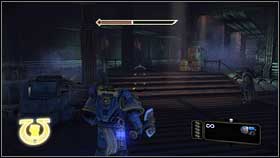 When you finish, go through the only one available gate [1] - 10 - Mystery Skull - Walkthrough - Warhammer 40,000: Space Marine - Game Guide and Walkthrough