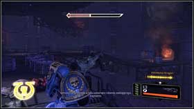 When the security systems shut down, go into the room with the generator [1] - 10 - Mystery Skull - Walkthrough - Warhammer 40,000: Space Marine - Game Guide and Walkthrough