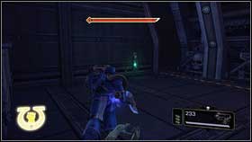Downstairs even more fighting is waiting for you, but enemies shouldn't be troublesome [1] - 11 - Point of no Return - Walkthrough - Warhammer 40,000: Space Marine - Game Guide and Walkthrough