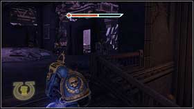 A bit further you'll see next fight between orcs and demons [1] - 12 - Dying of the Light - p. 1 - Walkthrough - Warhammer 40,000: Space Marine - Game Guide and Walkthrough