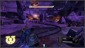 After launching feeding, the turrets get activated [1] - 12 - Dying of the Light - p. 2 - Walkthrough - Warhammer 40,000: Space Marine - Game Guide and Walkthrough