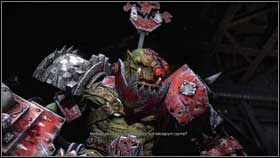 Moving back more, you should see an entry to a building on the left [1] - 12 - Dying of the Light - p. 2 - Walkthrough - Warhammer 40,000: Space Marine - Game Guide and Walkthrough