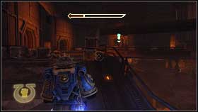 A moment later youll reach a big room, when forces of chaos will attack [1] - 13 - Wake the Sleeping Giant - Walkthrough - Warhammer 40,000: Space Marine - Game Guide and Walkthrough
