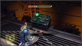 After fight your comrades go to the right, and youll have to go through the central gate [1] - 13 - Wake the Sleeping Giant - Walkthrough - Warhammer 40,000: Space Marine - Game Guide and Walkthrough