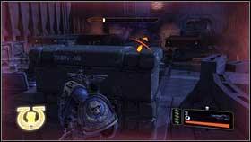 When the fight is over, go through the gate on the left - 14 - Victory and Sacrifice - Walkthrough - Warhammer 40,000: Space Marine - Game Guide and Walkthrough