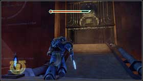 Next portal, from which chaos forces come out, appears there[1] - 15 - Prince of Daemons - Walkthrough - Warhammer 40,000: Space Marine - Game Guide and Walkthrough