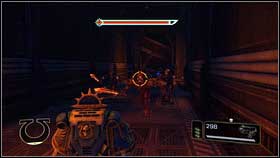 It leads you to the hall full of orcs [1] - 15 - Prince of Daemons - Walkthrough - Warhammer 40,000: Space Marine - Game Guide and Walkthrough