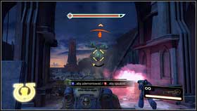 A bit later youll find Automatic Cannon [1] - 16 - Spire of Madness - Walkthrough - Warhammer 40,000: Space Marine - Game Guide and Walkthrough