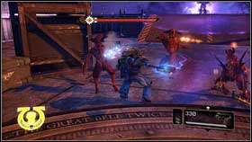 After meeting Nemeroth youll be attacked by team of red demons [1] - 17 - Man Against Demon - Walkthrough - Warhammer 40,000: Space Marine - Game Guide and Walkthrough