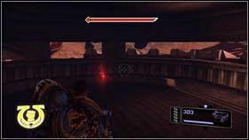 After collecting previous skull probe, move forward until you find next enemies [1] - Chapter 2 - Skull Probes - Warhammer 40,000: Space Marine - Game Guide and Walkthrough