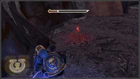 When you get to the entrance to pits, go back downstairs, and search carefully terrain near to place where water falls from big pipe [1] - Chapter 9 - Skull Probes - Warhammer 40,000: Space Marine - Game Guide and Walkthrough