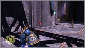 When you meet lieutenant, go to the next room and kill orcs inside it [1] - Chapter 12 - Skull Probes - Warhammer 40,000: Space Marine - Game Guide and Walkthrough