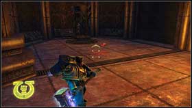 When equipped with Jet Pack you kill first demonic wizard, fly left [1] - Chapter 16 - Skull Probes - Warhammer 40,000: Space Marine - Game Guide and Walkthrough