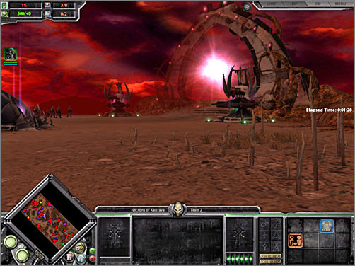 Your main reason of this invasion. To capture those gates, you need to destroy all the enemy's bases on this moon. - K3 - Lacunae - KAURAVA IV - Warhammer 40.000: Dawn of War - Soulstorm - Game Guide and Walkthrough