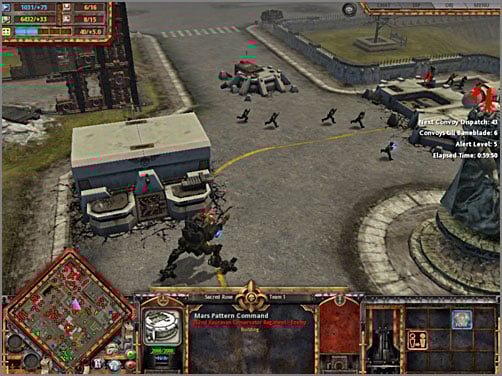 In central map area, Imperial Guards got many small bases, where the production of annoying artillery vehicles is located. - 1B - Dussala Precinct - KAURAVA I - Warhammer 40.000: Dawn of War - Soulstorm - Game Guide and Walkthrough