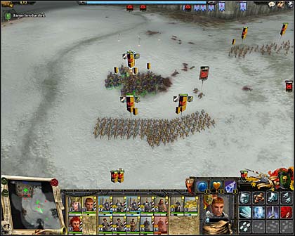 Down there Chaos knights are dying - Mission 5: Rescue - Imperial Campaign: Act II - Warhammer: Mark of Chaos - Game Guide and Walkthrough