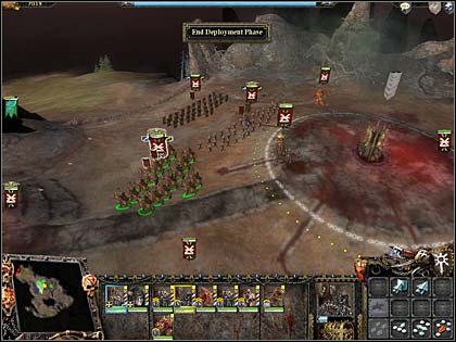 Troops' deployment - Mission 5: Demon prince - Chaos campaign: Act III - Warhammer: Mark of Chaos - Game Guide and Walkthrough