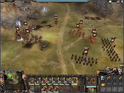 Elven camp was here... - Mission 2: Enemy's camps - Chaos' campaign: Act IV - Warhammer: Mark of Chaos - Game Guide and Walkthrough