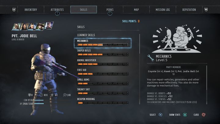 A sniper is a mandatory member of the team - Wasteland 3: Builds - quirks, skills, weapons - Character development - Wasteland 3 Guide, Walkthrough