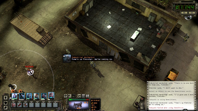 Robots attacking Fletcher - Save a condemned man - or not | Angel Oracle - quests - Angel Oracle - quests - Wasteland 2 Game Guide & Walkthrough