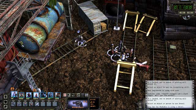 Dig up the supplies - Miscellaneous | Rail Nomad Camp - quests - Rail Nomad Camp - quests - Wasteland 2 Game Guide & Walkthrough